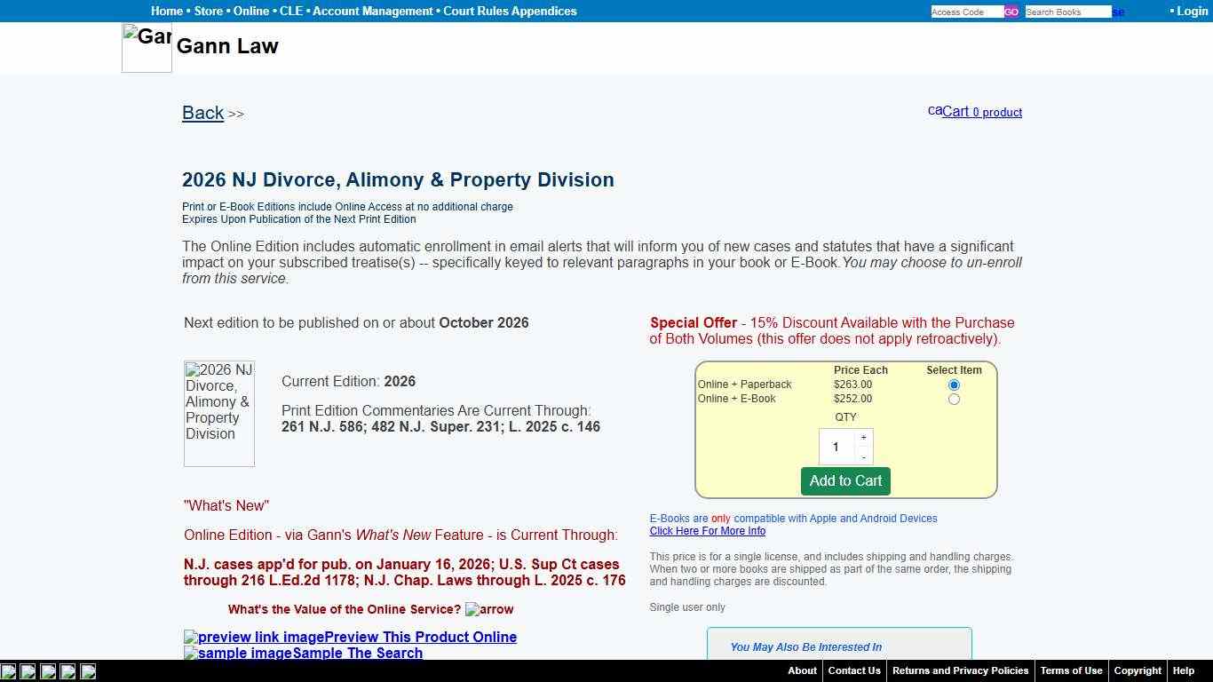 Gann Law - NJ Divorce, Alimony & Property Division